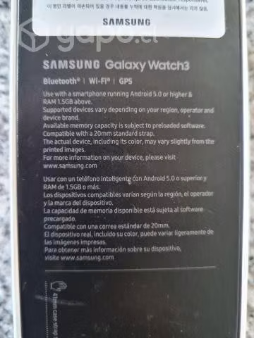 Samsung galaxy watch 3 casi nuevo