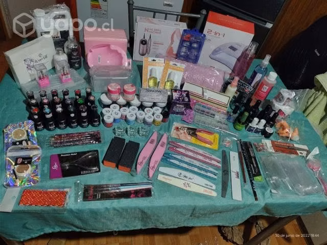 Lote insumos uñas acrílicas