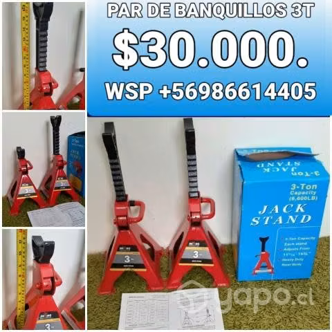 Soportes banquillos caballetes automotrices (par) - Imagen 3