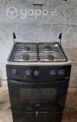 cocina a gas marca fensa con regulador
