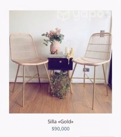 Silla de mimbre