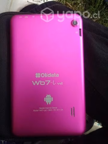 Tablet rosada Olidata viene con cargador y lápiz - Imagen 2