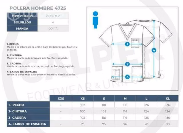 Polera hombre cherokee xl