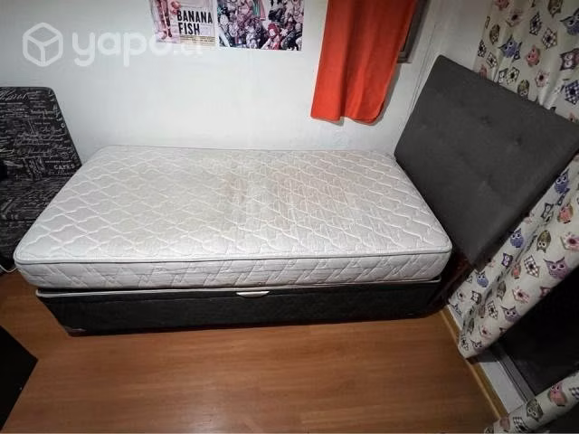 Cama Rosen 1,5 plazas + respaldo usada