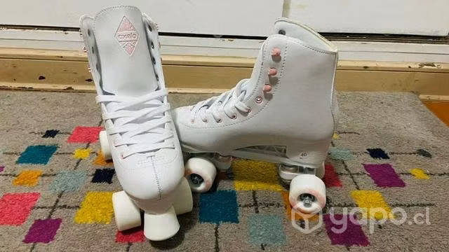 Patines 4 ruedas quad100 blanco