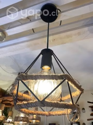 💡lámparas rústicas