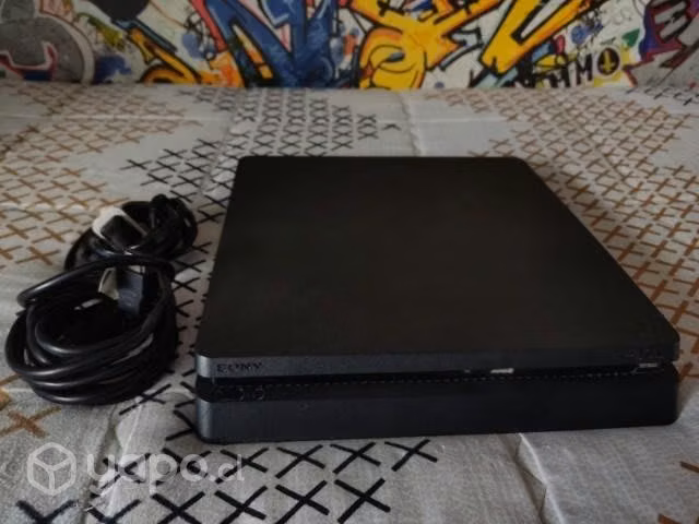 Play 4 slim 1tb con accesorios y juegos