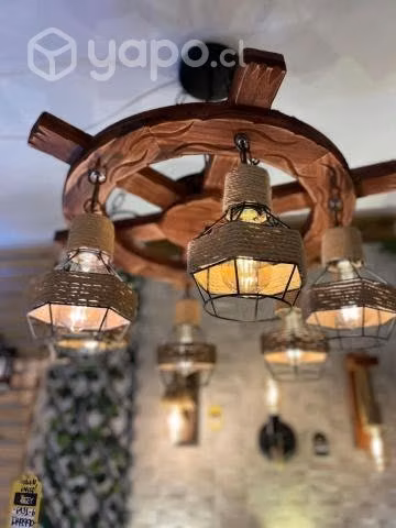 💡lámparas rústicas