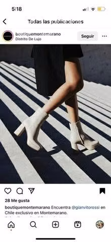 Botines beige - Imagen 3