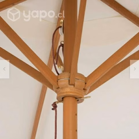 Quitasol madera 4m