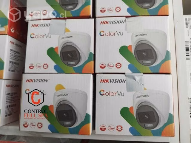 Camaras color vu 2mp hikvision cctv