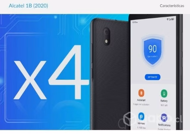 Celular Alcatel B1 Nuevo + chip - Imagen 3