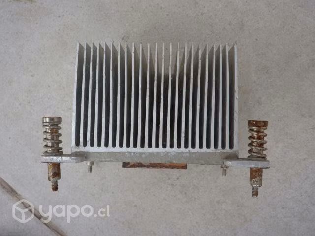 Disipador calor computador cobre aluminio