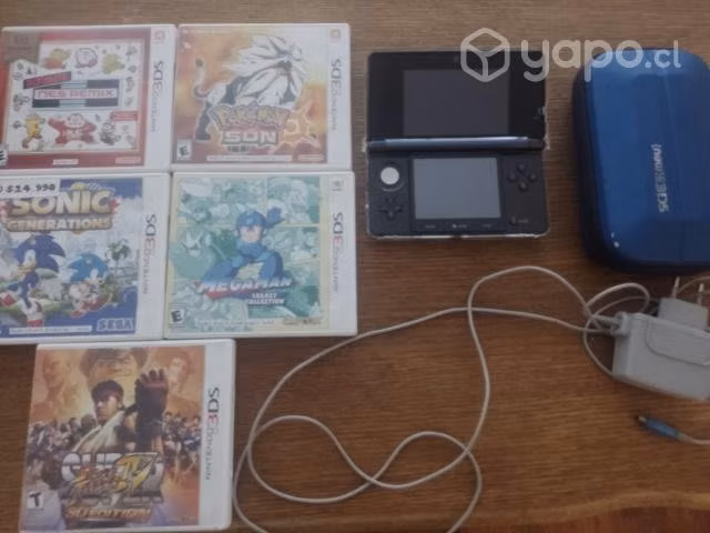 Nintendo 3ds más juegos y accesorios