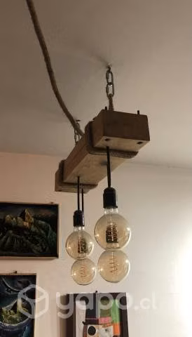 Lámpara artesanal hecha a mano