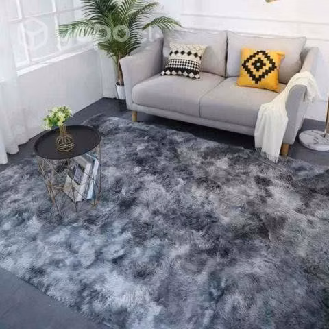 Alfombra peluda grs jaspeado de 150x200