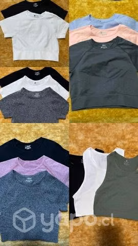 Poleras deportivas talla s y m