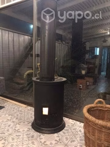 Estufa a pellet para terraza