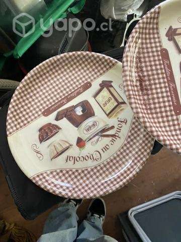 Ser 4 platos camping - Imagen 2