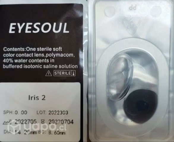Para ojo blanco ciego, lentes estéticos nuevos