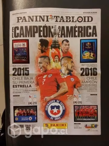 Album tabloid panini el campeón de América