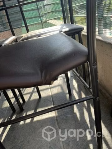 Mesa terraza más sillas