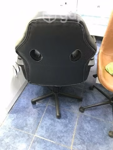Silla PC PVC malla negra - Imagen 2