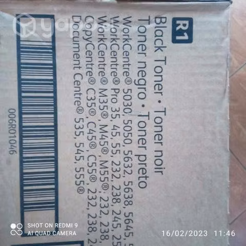 Toner xerox 5030/5050 serie 6r01046 sellado