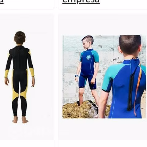 Trajes de surf de adulto y niños por lotes