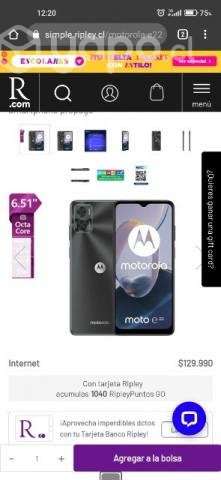 Motorola sellado e22i nuevo liberado gris 64Gigas - Imagen 3