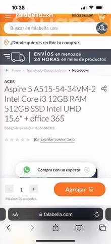 Notebook acer aspire 5