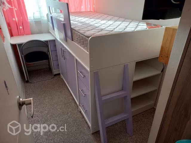 cama funcional 1 plaza