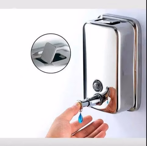 Dispensador Metalico Jabon Liquido Desinfectante G