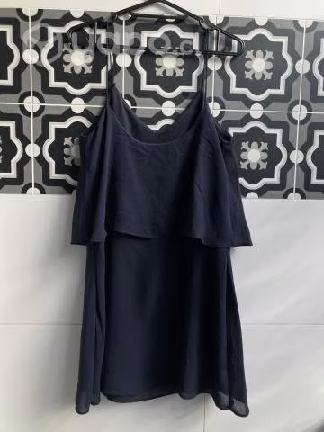 Vestido Mango azul marino - Imagen 4