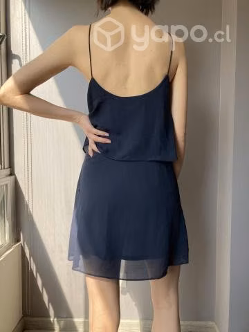 Vestido Mango azul marino - Imagen 2