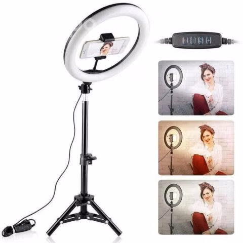 Aro De Luz 26 Cm Con Tripoide - Imagen 3