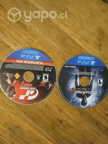 Juegos de PS4 , los discos sin caja son de regalo.