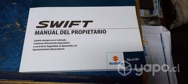 Manual propietario nuevo Suzuki Swift