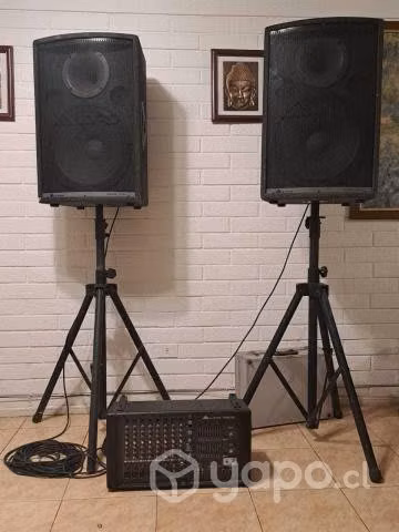 Amplificador Power Mix Alto PBM8.500 + Bafles 500W