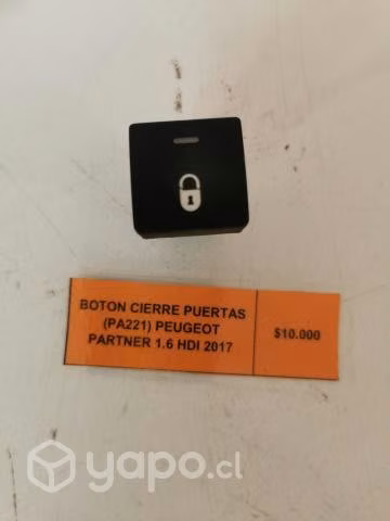 Boton Cierre Puertas (PA221) Peugeot Partner 1.6