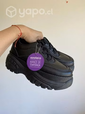 Zapatillas Azaleia negras - Imagen 4
