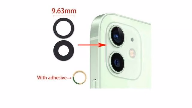 Lentes Camaras Trasera iPhone 12 / IPhone 12 Mini - Imagen 2
