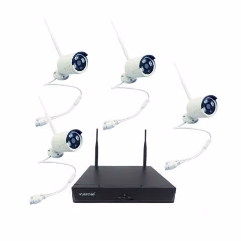 Kit 4 Camaras + DVR Full HD Wifi VGA HDMI