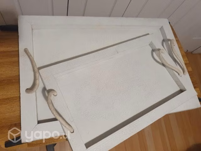 2 bandejas de madera - Imagen 2