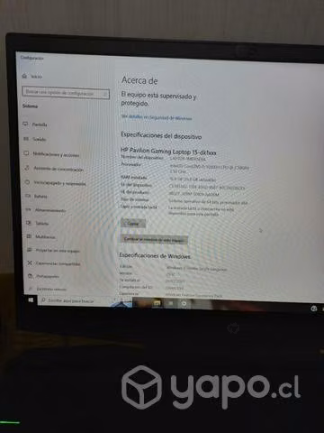 Notebook HP Pavilion GTX1650ti - Imagen 2