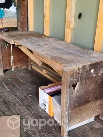 Mesón de trabajo madera nativa