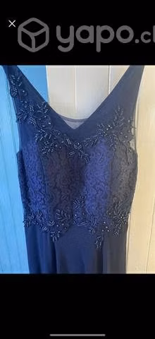 Vestido de fiesta azul