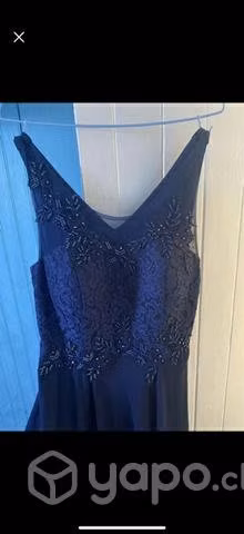 Vestido de fiesta azul