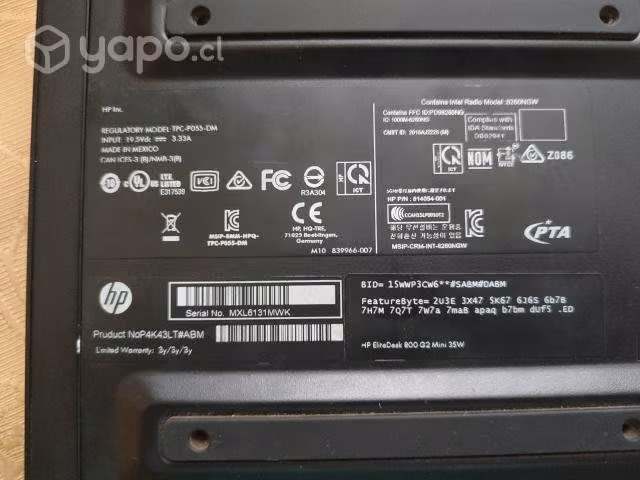 Mini PC HP Intel I5
