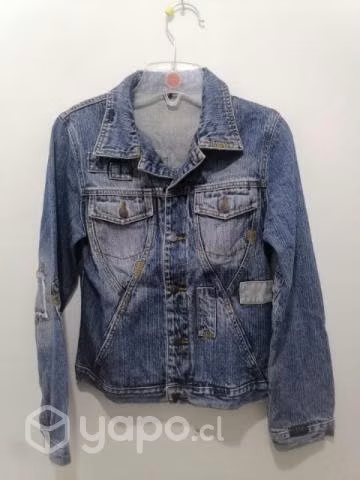 Chaqueta vibrage de mezclilla / jeans